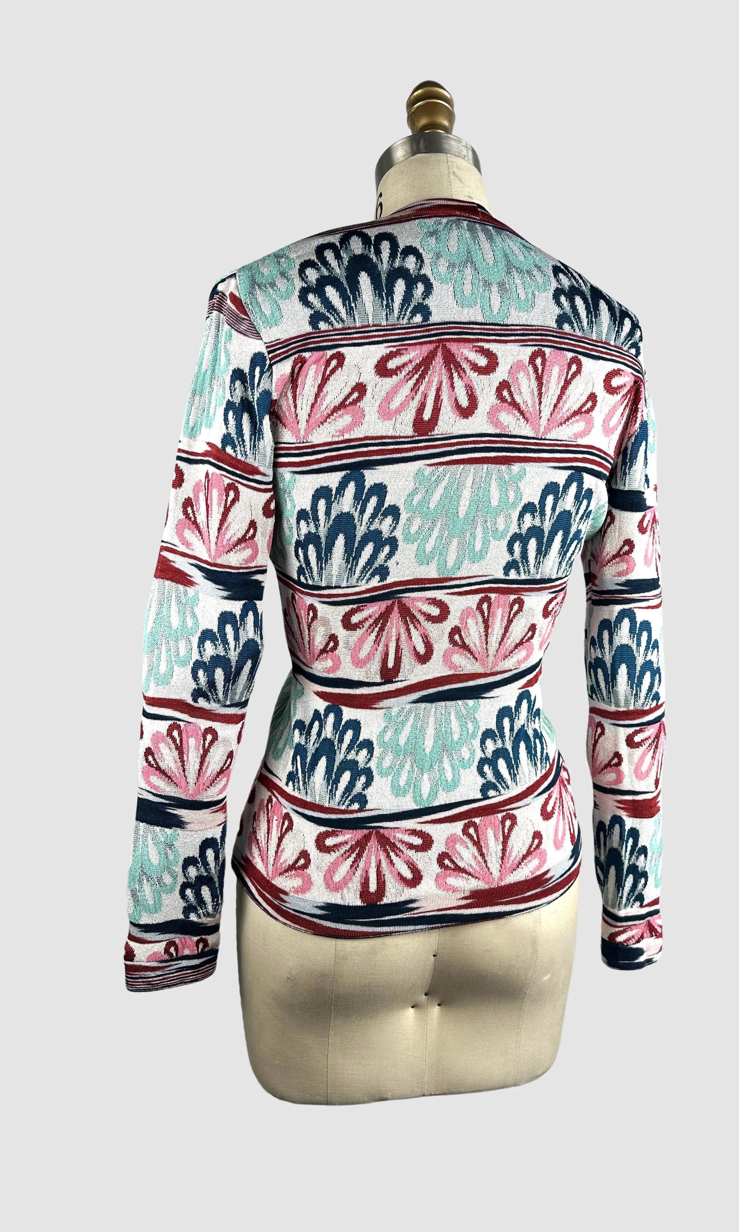 MISSONI 90s Jacquard Knit Sweater Set •Small