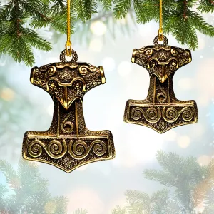 Mjölnir - Shaped Ornament - Viking