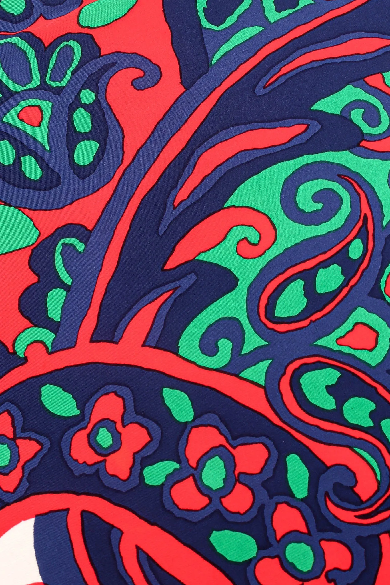 Mod Floral Paisley Scarf