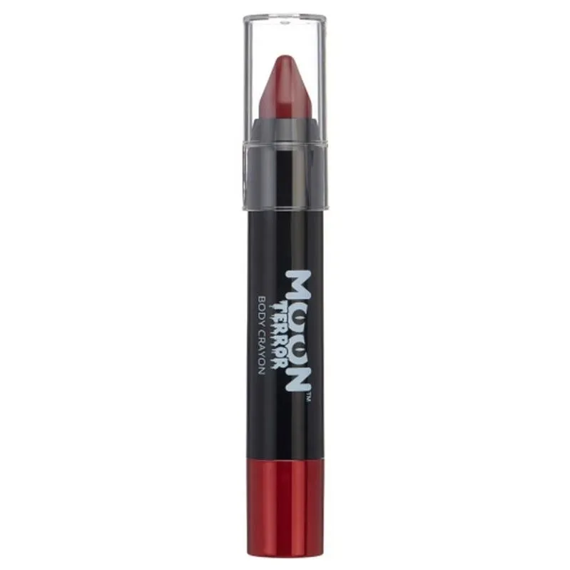 Moon Terror Halloween Body Crayons, Red