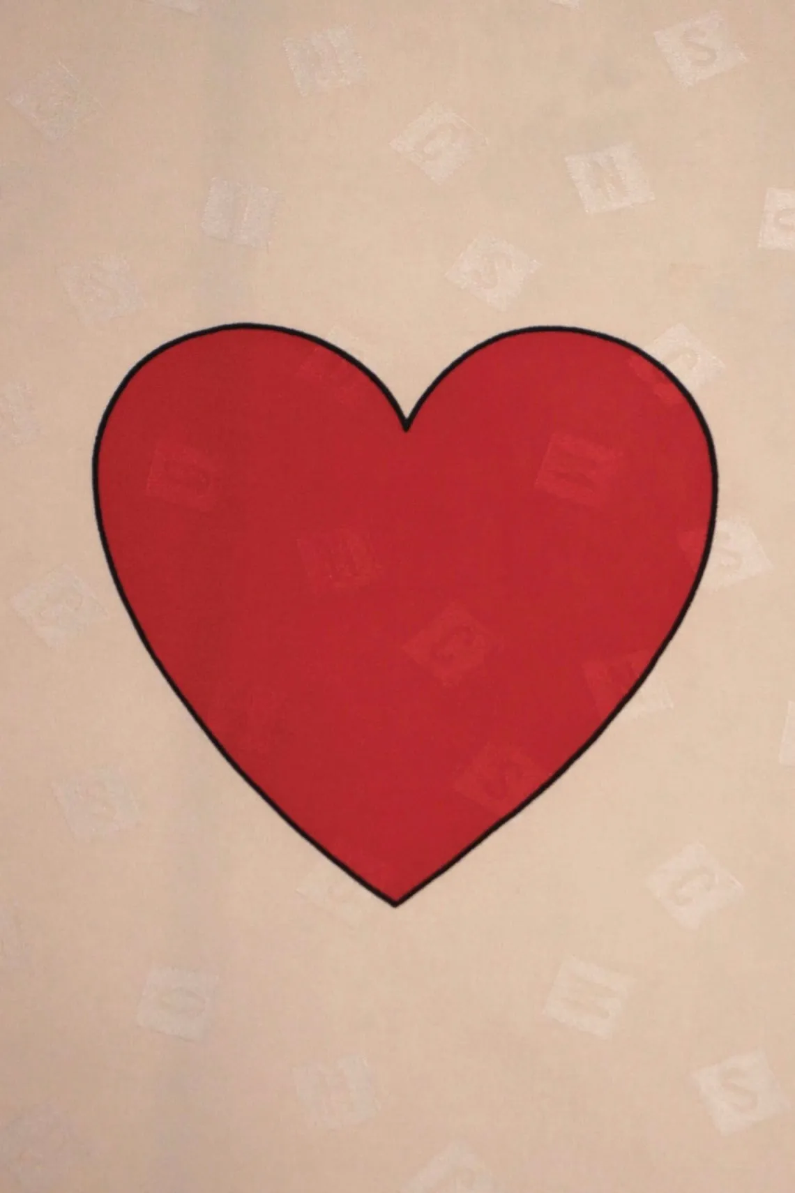 Moschino 'In Love We Trust' Silk Scarf