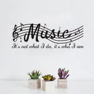 Music Notation Vinyl Wall Sticker