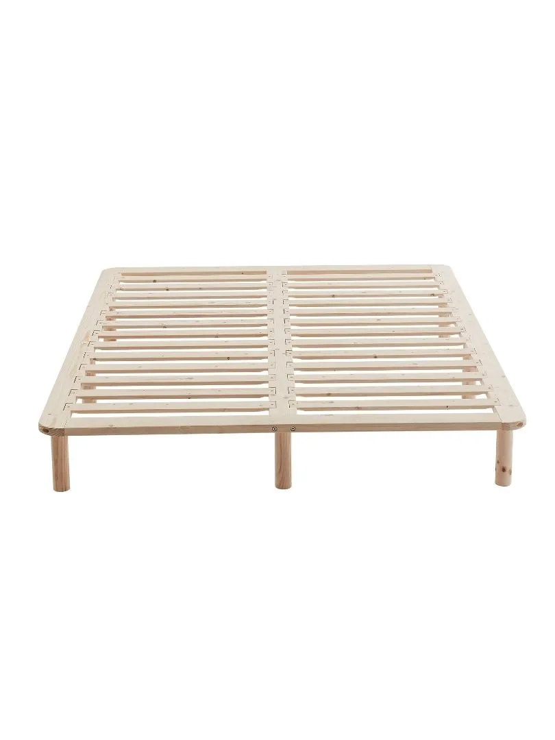 Natural Solid Wood Bed Base