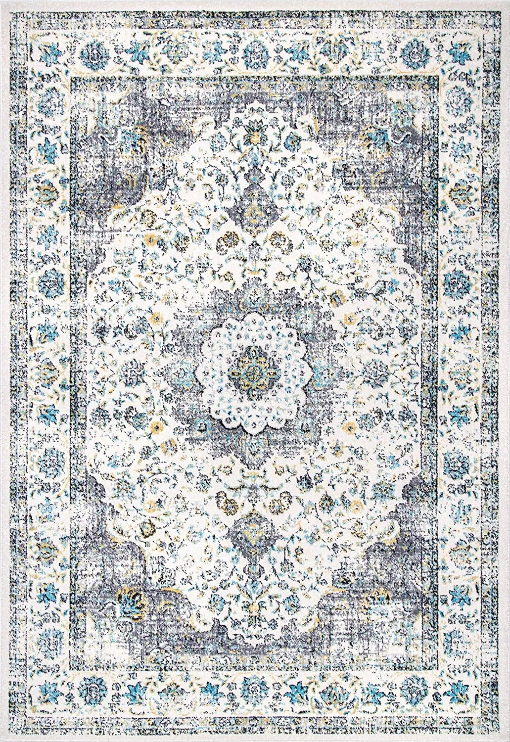 New nuLOOM Paisley Verona Vintage Persian Accent Rug, 2' x 3', Grey