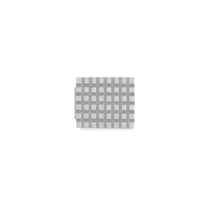 Nomination Composable Glam Link Small Grid, Silver