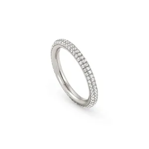 Nomination Endless Ring, Plain, Cubic Zirconia, Silver