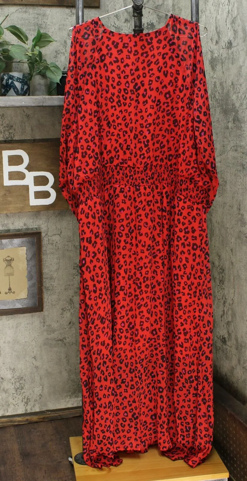 NWT IMAN Womens Global Chic Luxury Resort Printed Maxi Dress. 685809-Petite 3XP