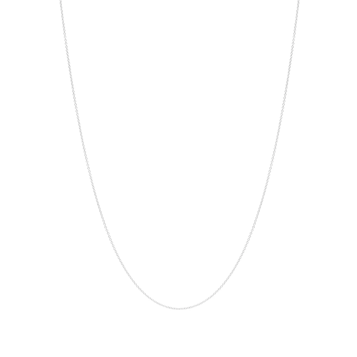 Oval Cable Chain Necklace - Sterling Silver