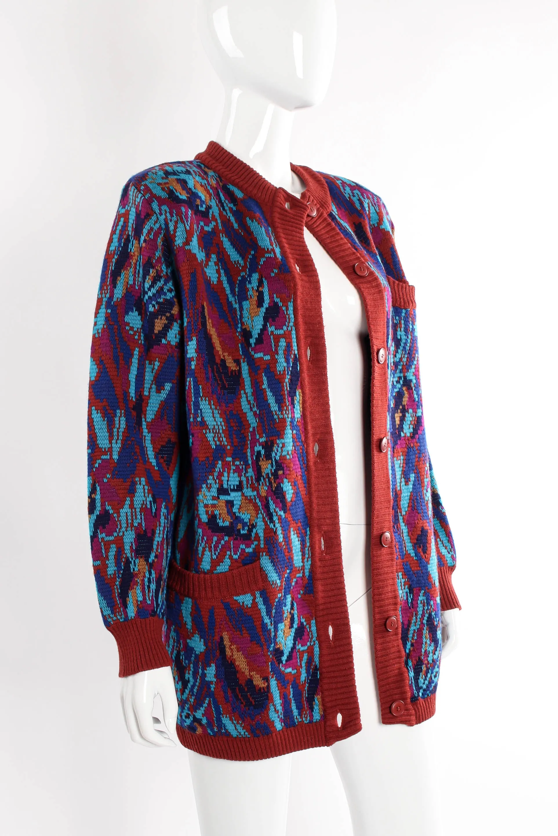 Oversized Double Knit Cardigan