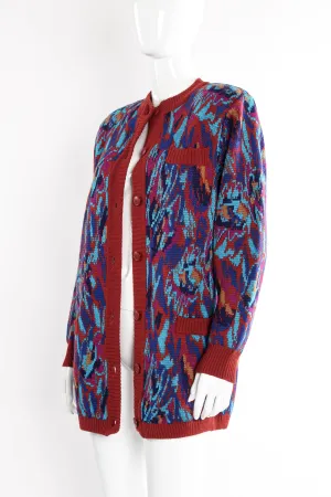 Oversized Double Knit Cardigan