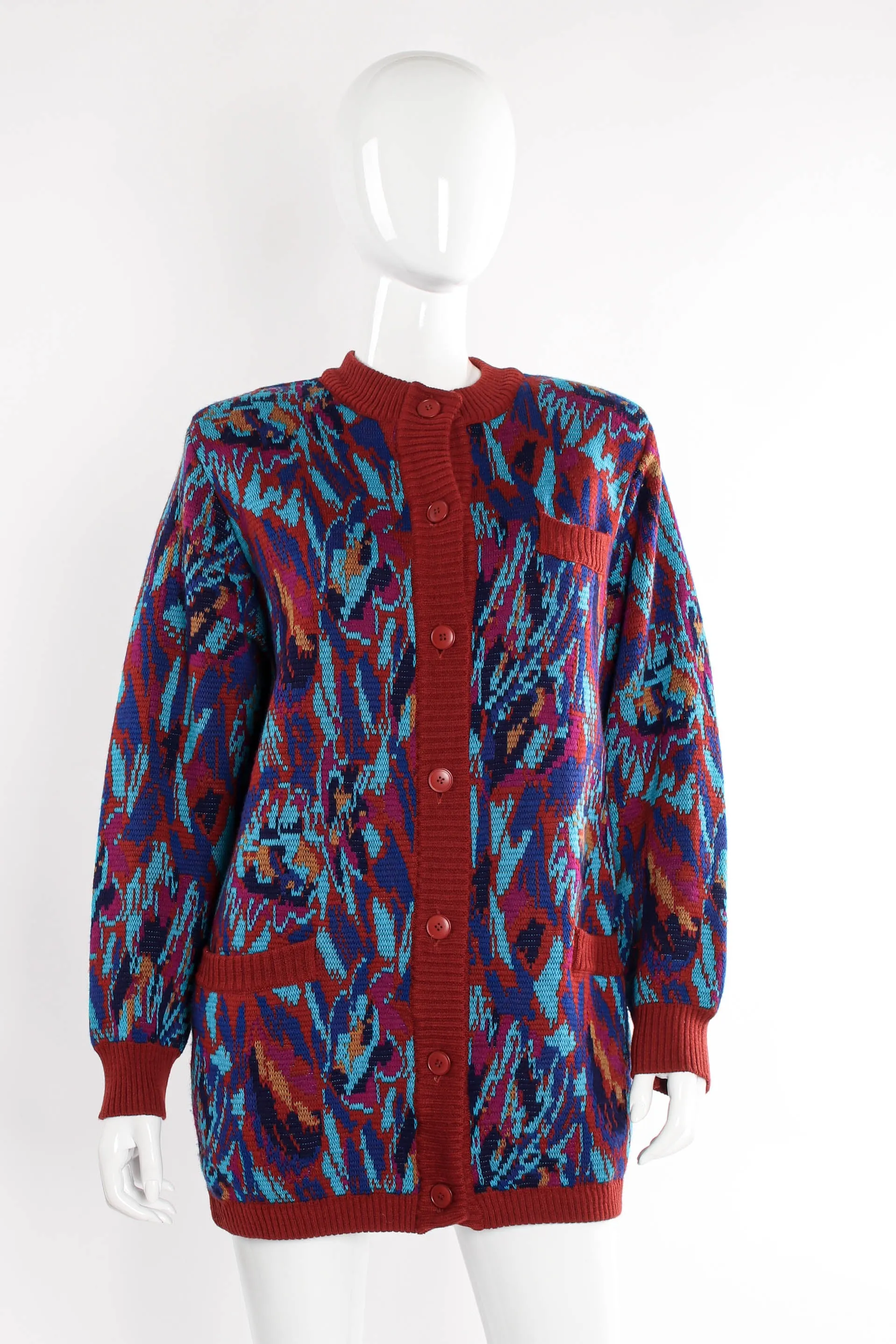 Oversized Double Knit Cardigan