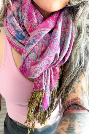Paisley Jacquard Scarf