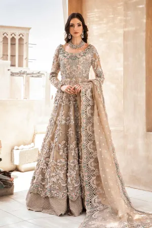 Pakistani Bridal Dress in Royal Frock and Lehenga Style