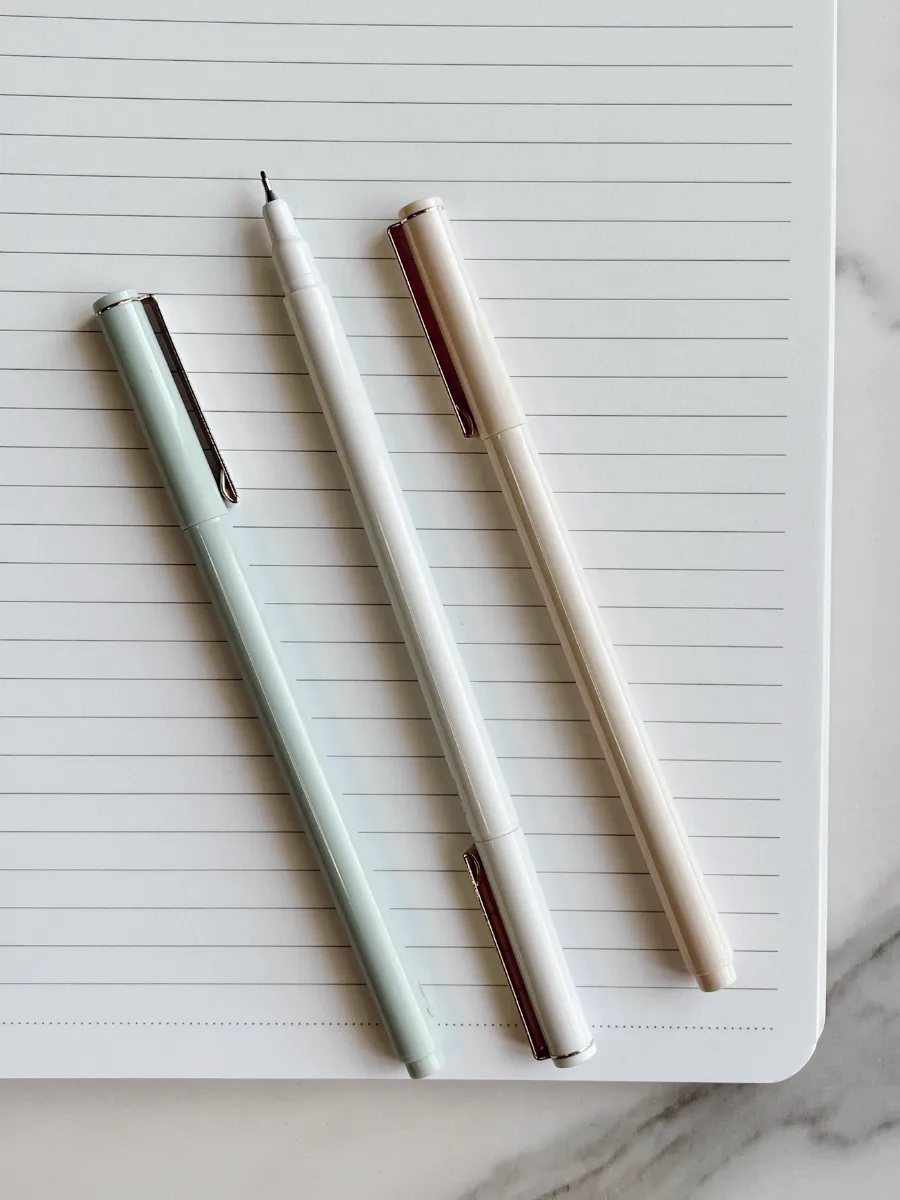 Pastel Solid Felt Pen Set of 3