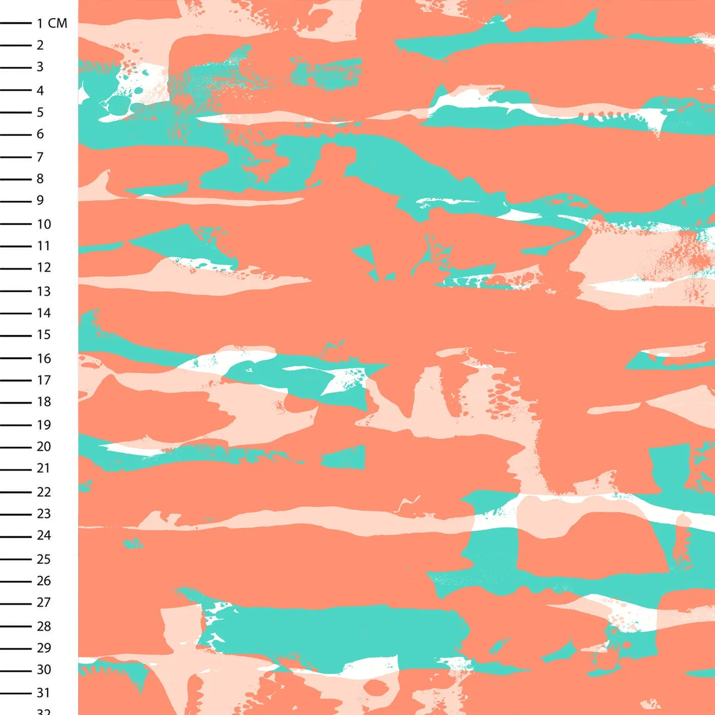 Peachy colors surface pattern design