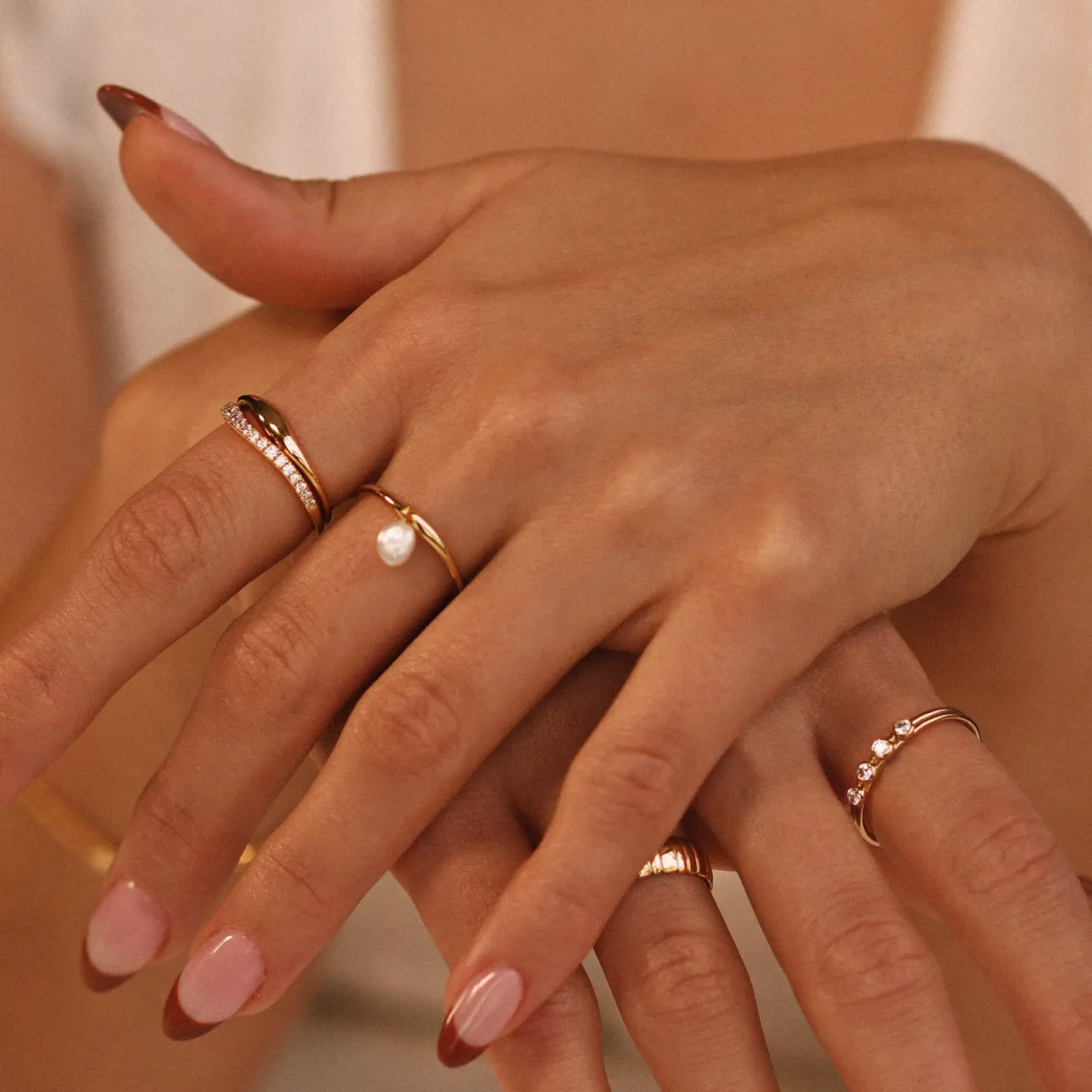 Pearl Dangle Ring