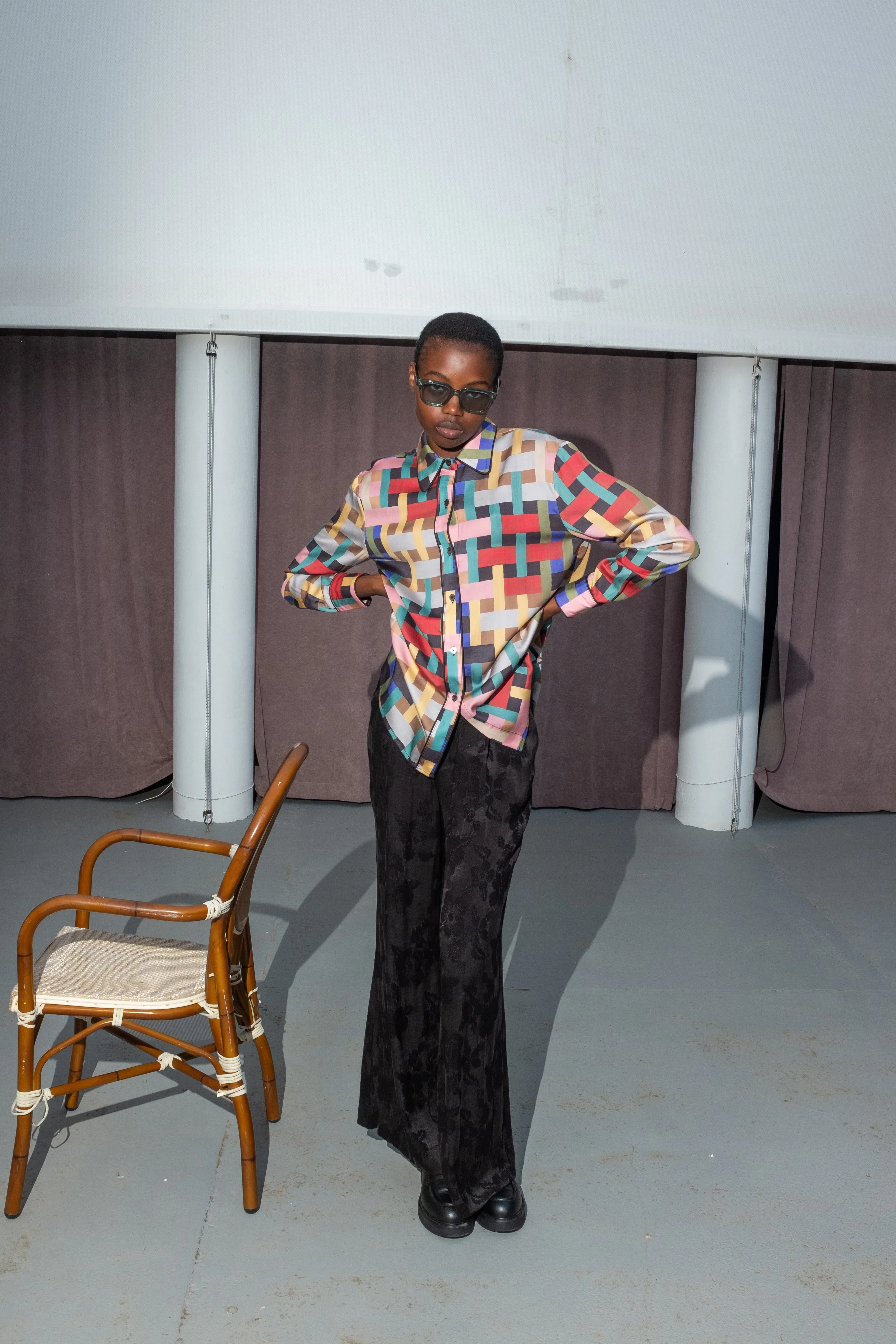 Petra Pant - Black Floral
