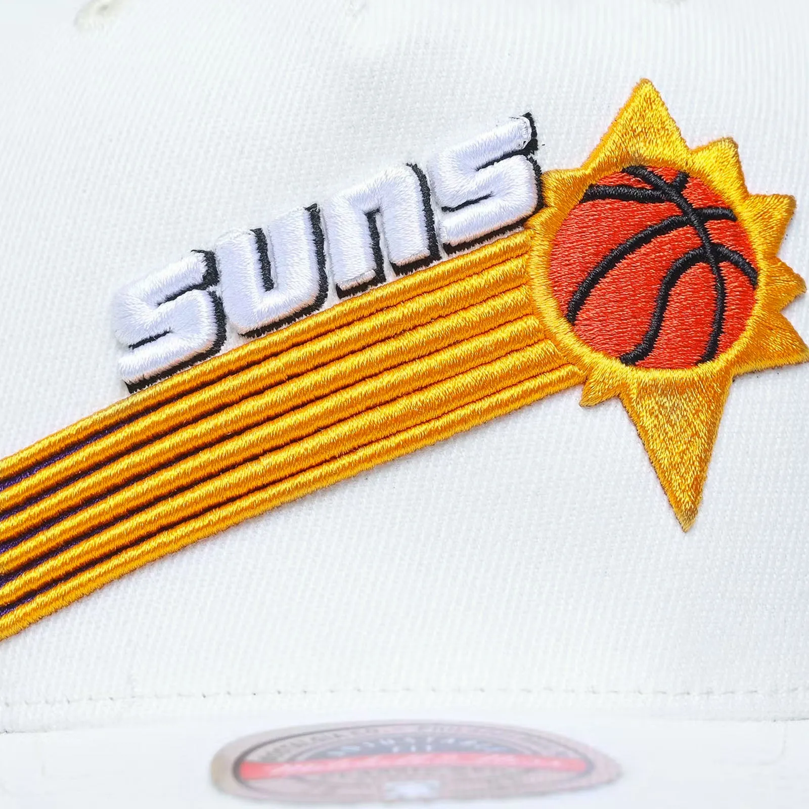 Phoenix Suns Script Vintage White Classic Redline Snapback
