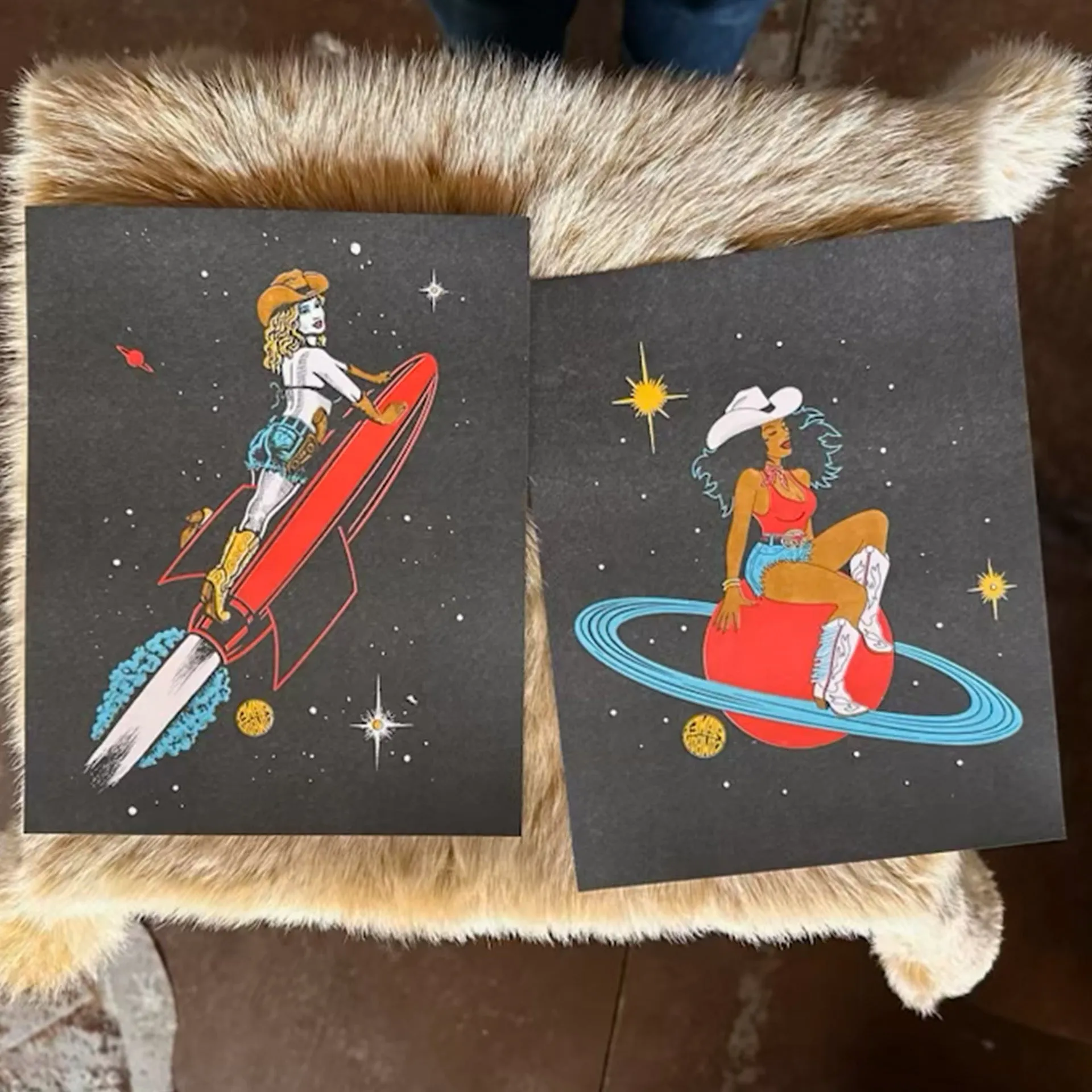 Pin-Up Risograph Prints