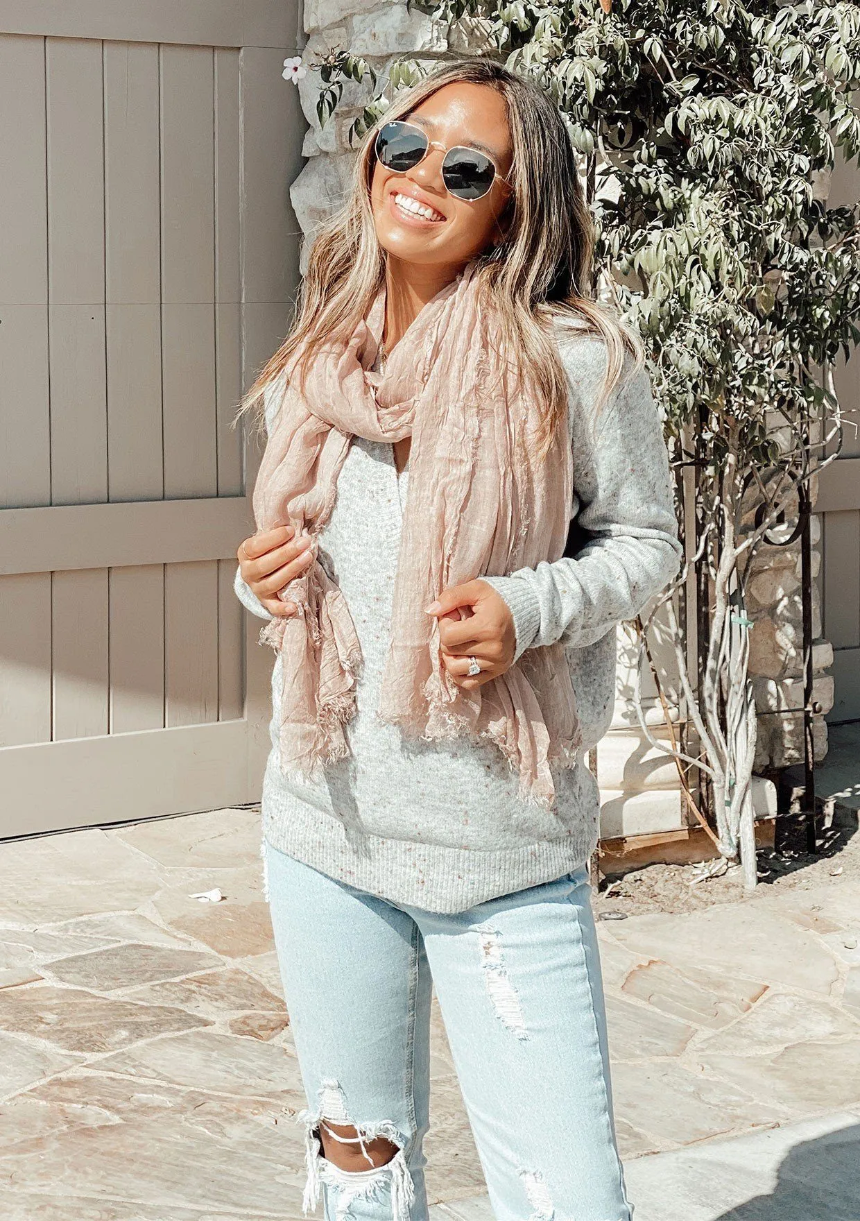 Pisces Sheer Oversize Scarf