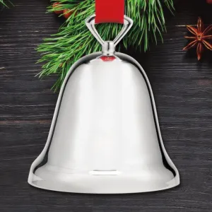 Plain Silverplate Bell Ornament
