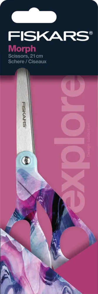 Premium Scissors Explore Universal 21cm Pattern Morph | Paper Fabric Sewing Accessory