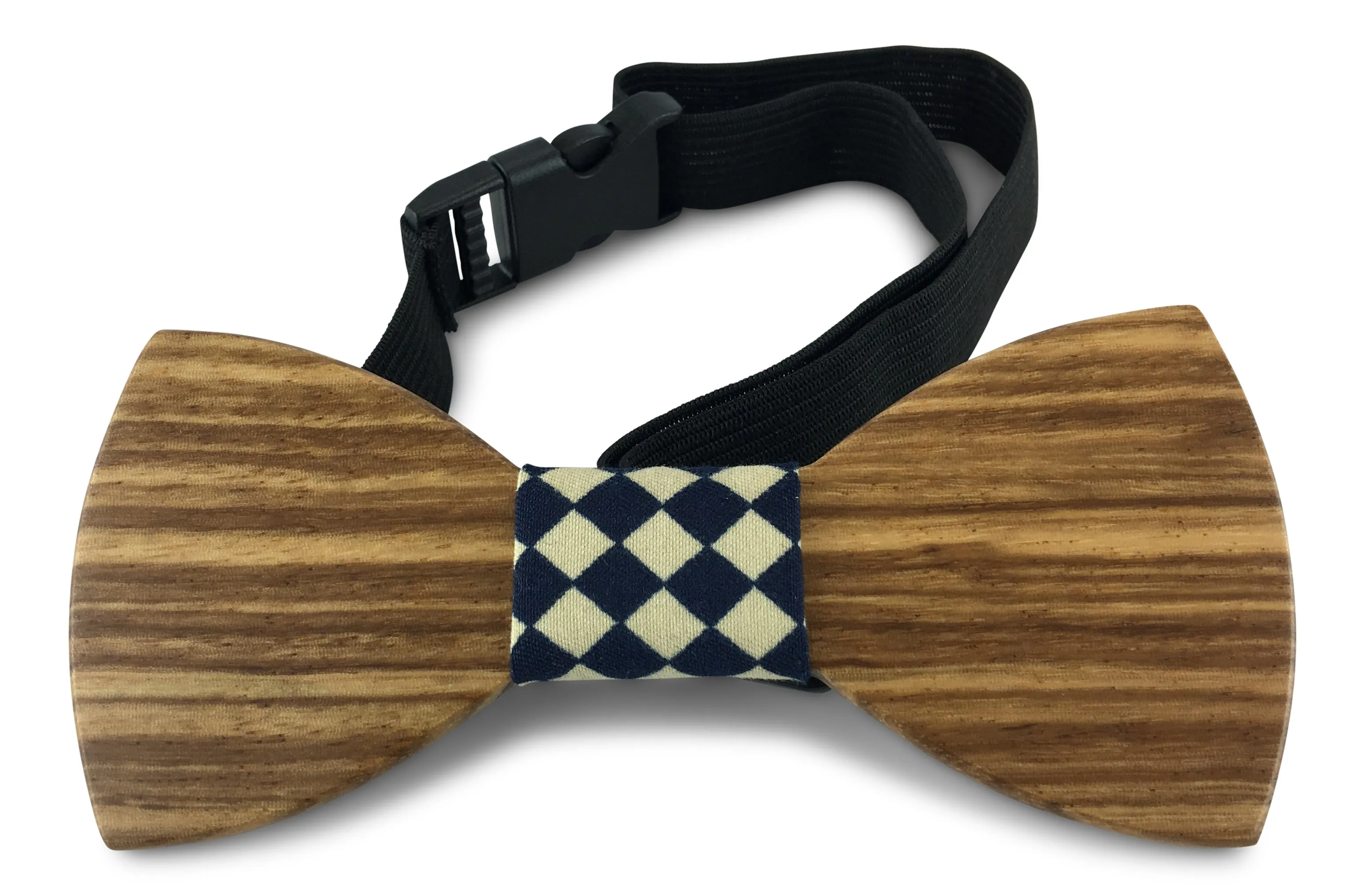 Premium Wooden Creative Handmade Bowtie with Matching Cotton Mens Blend Sock