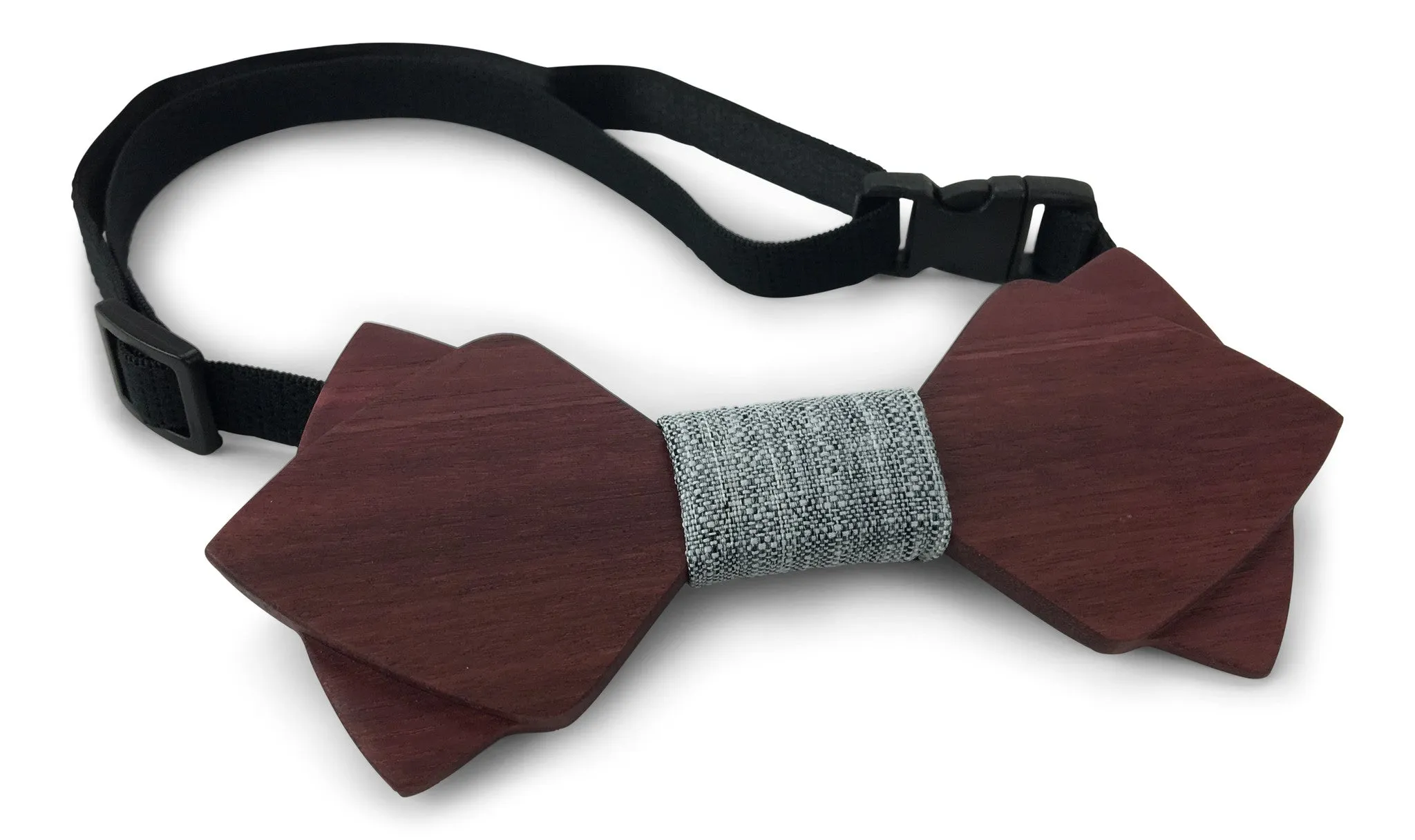 Premium Wooden Creative Handmade Bowtie with Matching Cotton Mens Blend Sock