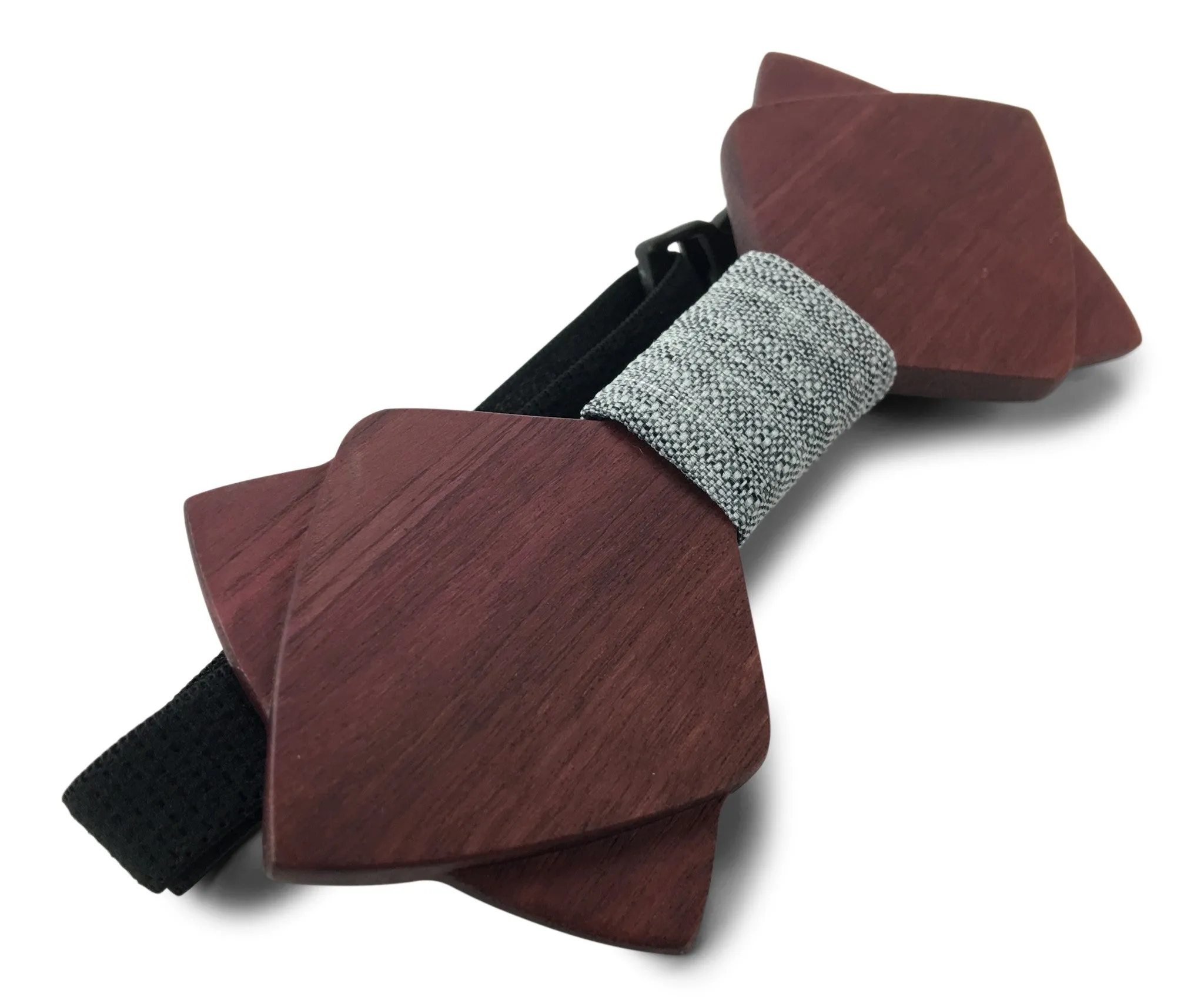 Premium Wooden Creative Handmade Bowtie with Matching Cotton Mens Blend Sock