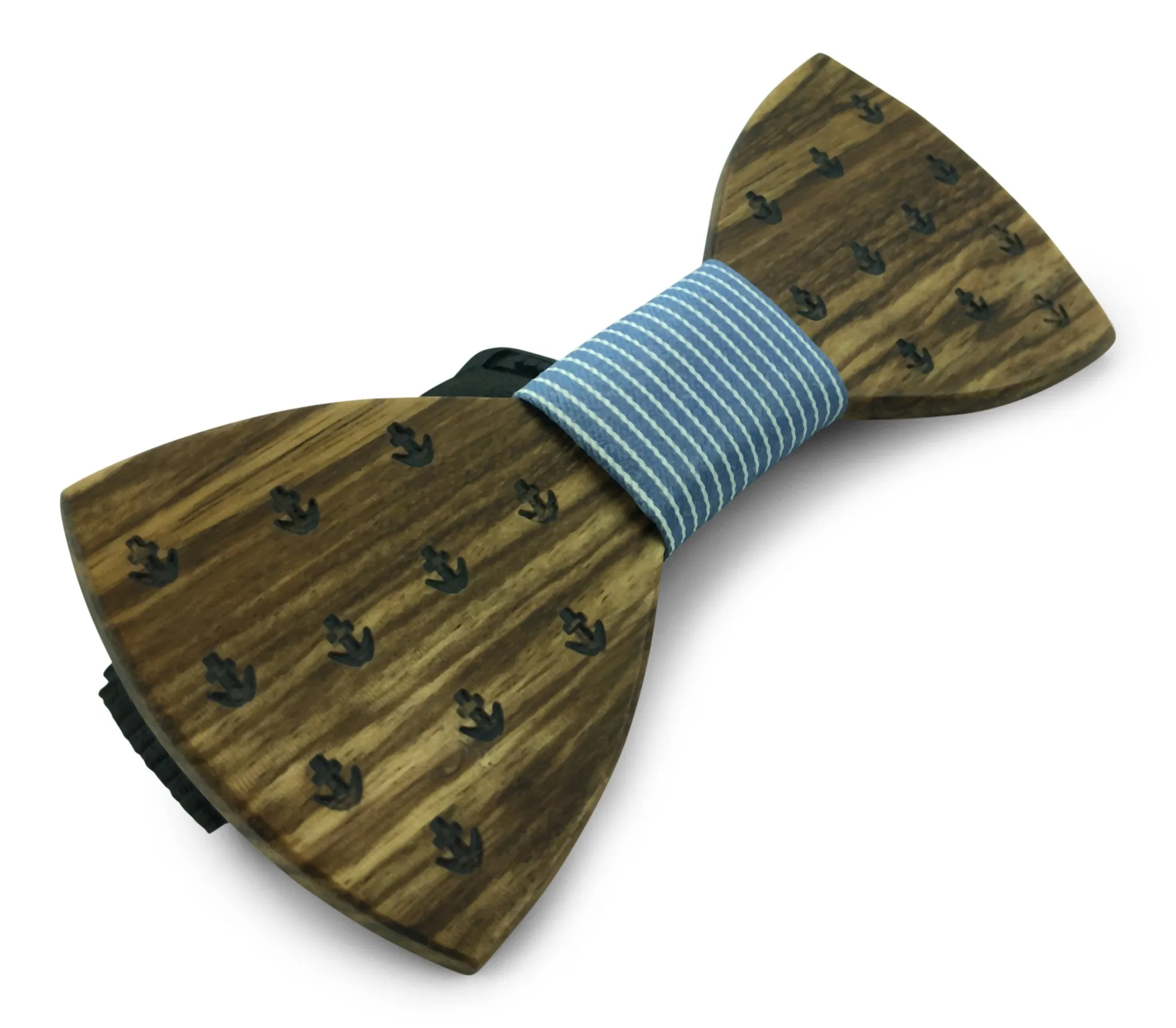 Premium Wooden Creative Handmade Bowtie with Matching Cotton Mens Blend Sock