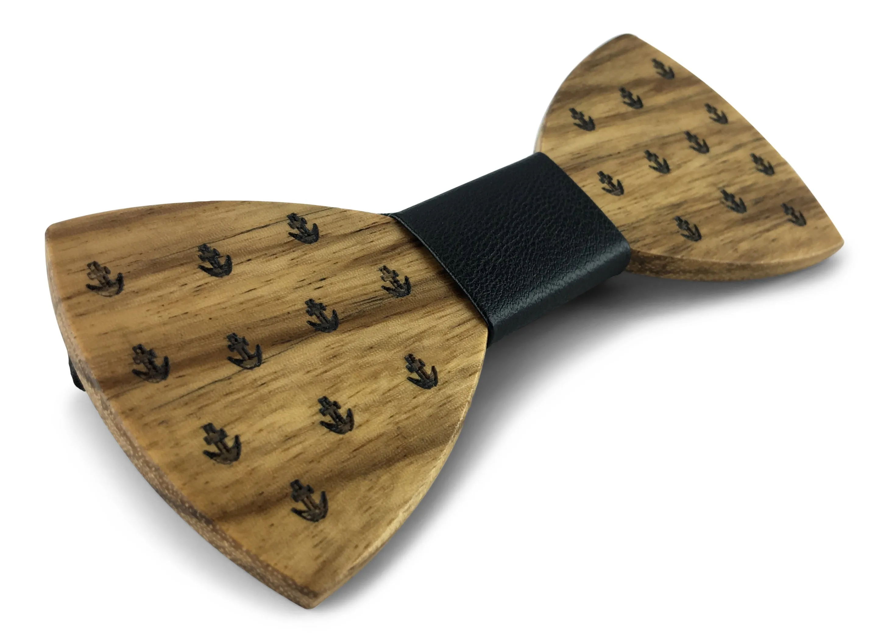 Premium Wooden Creative Handmade Bowtie with Matching Cotton Mens Blend Sock