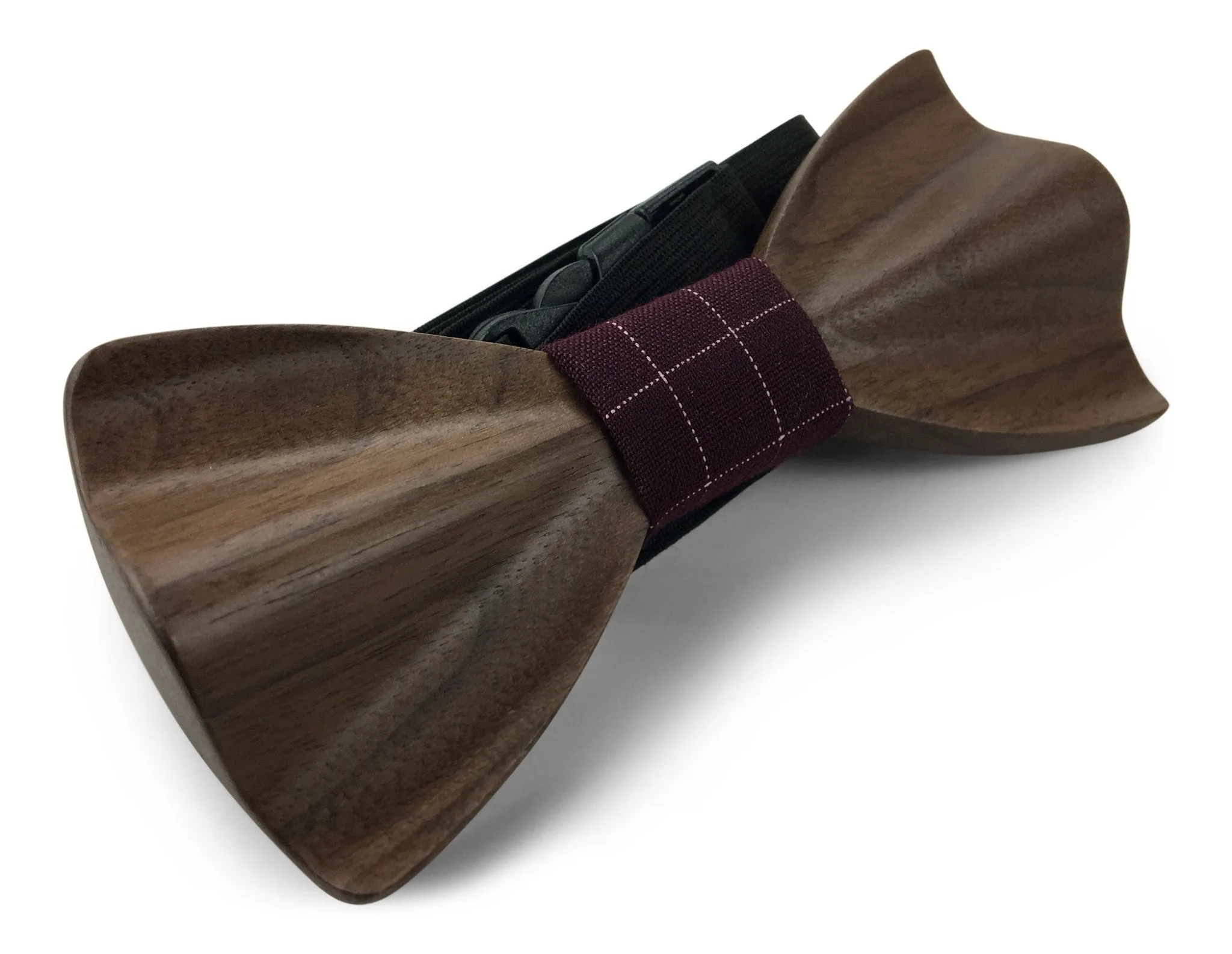 Premium Wooden Creative Handmade Bowtie with Matching Cotton Mens Blend Sock