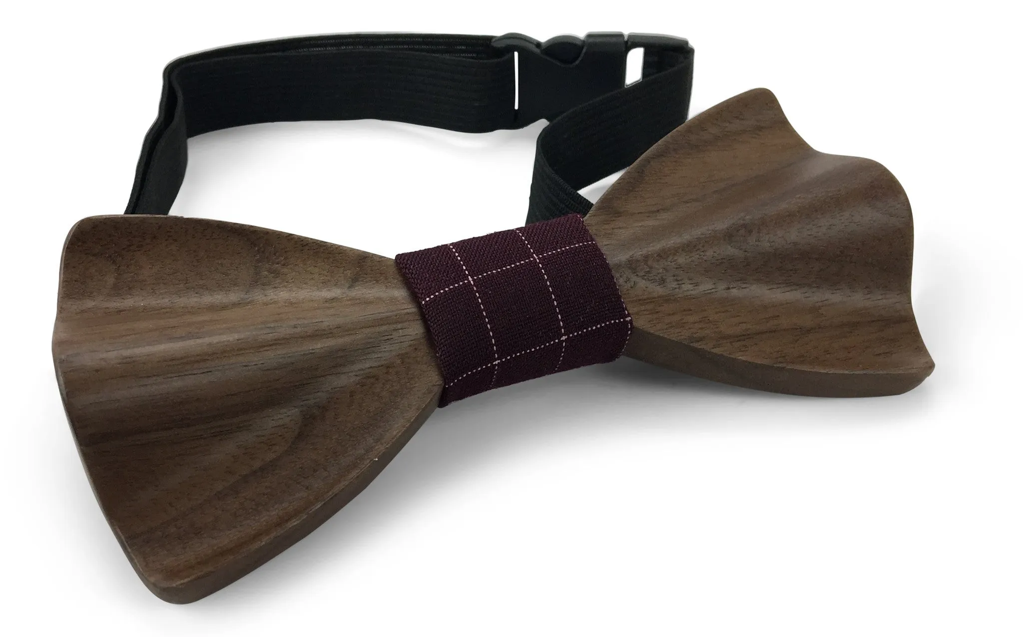 Premium Wooden Creative Handmade Bowtie with Matching Cotton Mens Blend Sock