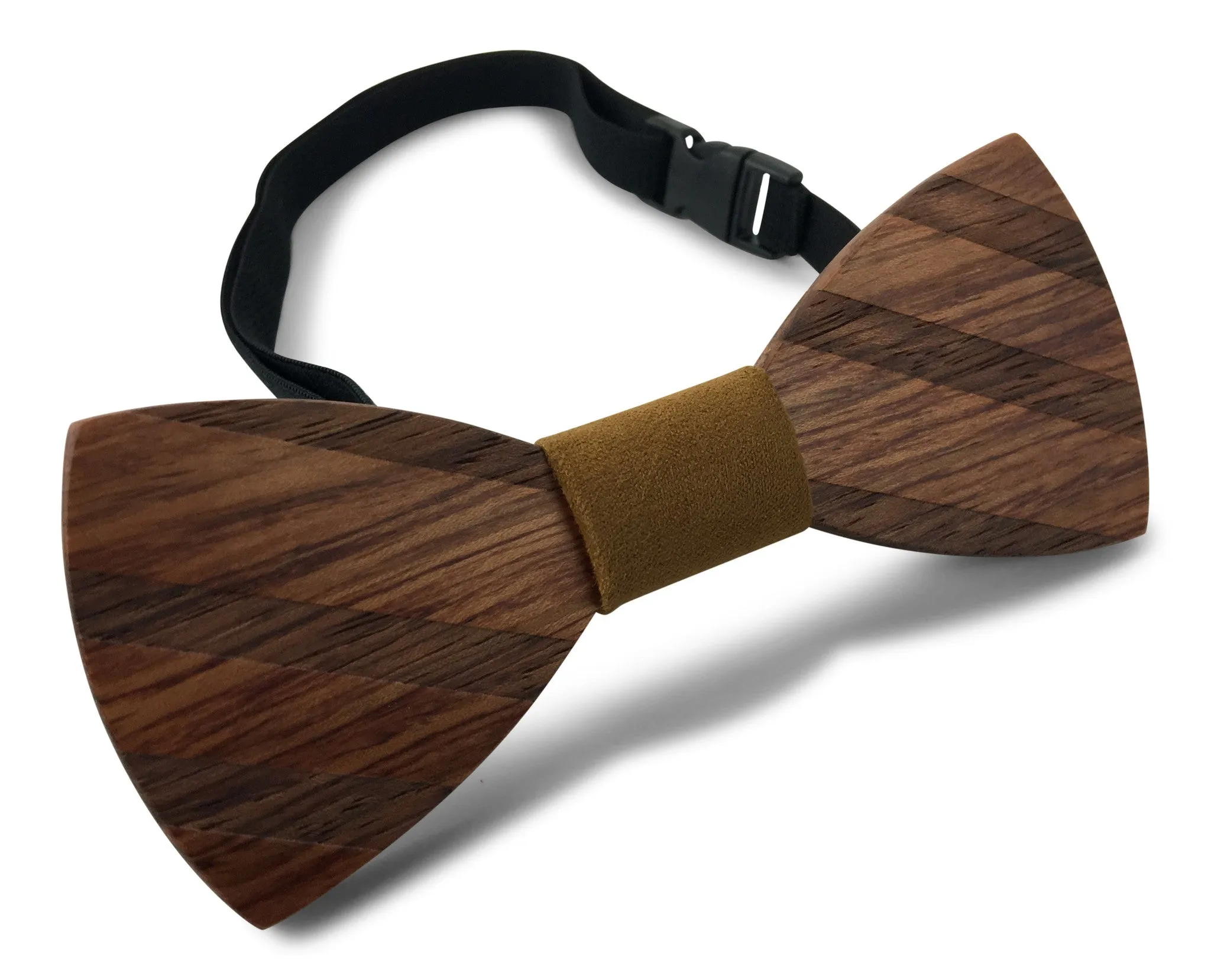 Premium Wooden Creative Handmade Bowtie with Matching Cotton Mens Blend Sock