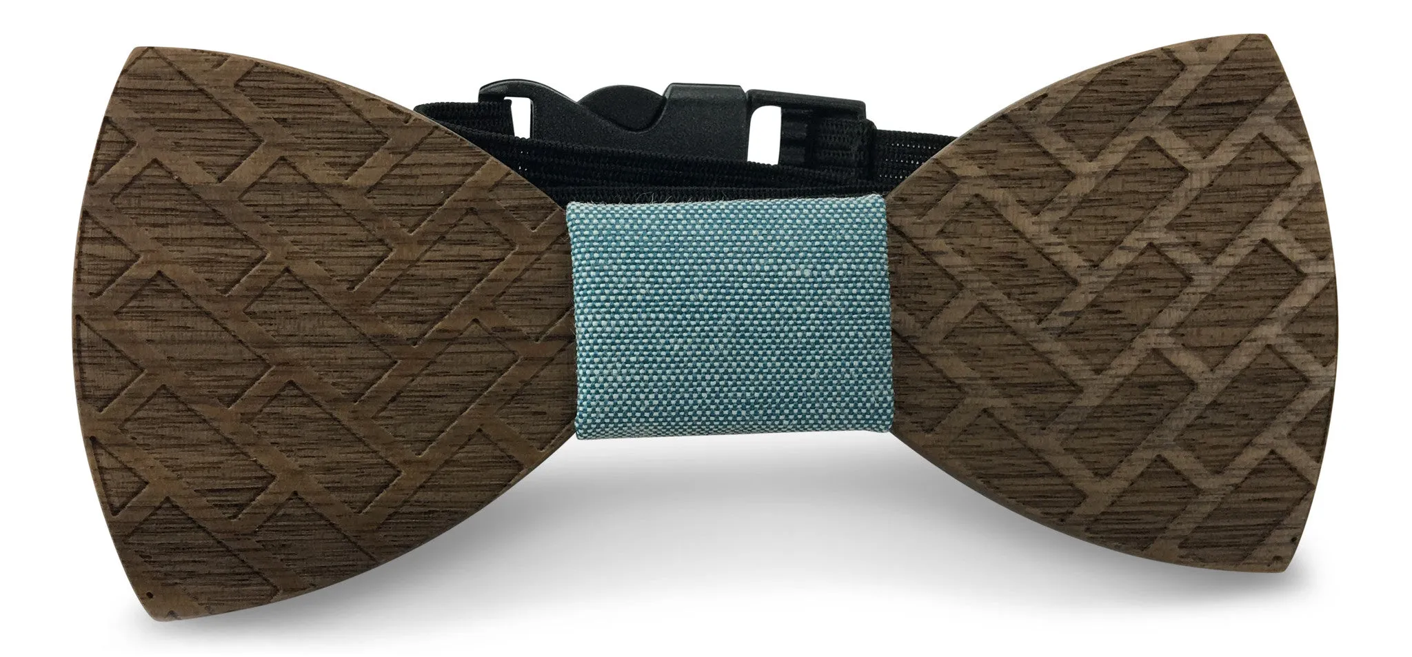 Premium Wooden Creative Handmade Bowtie with Matching Cotton Mens Blend Sock