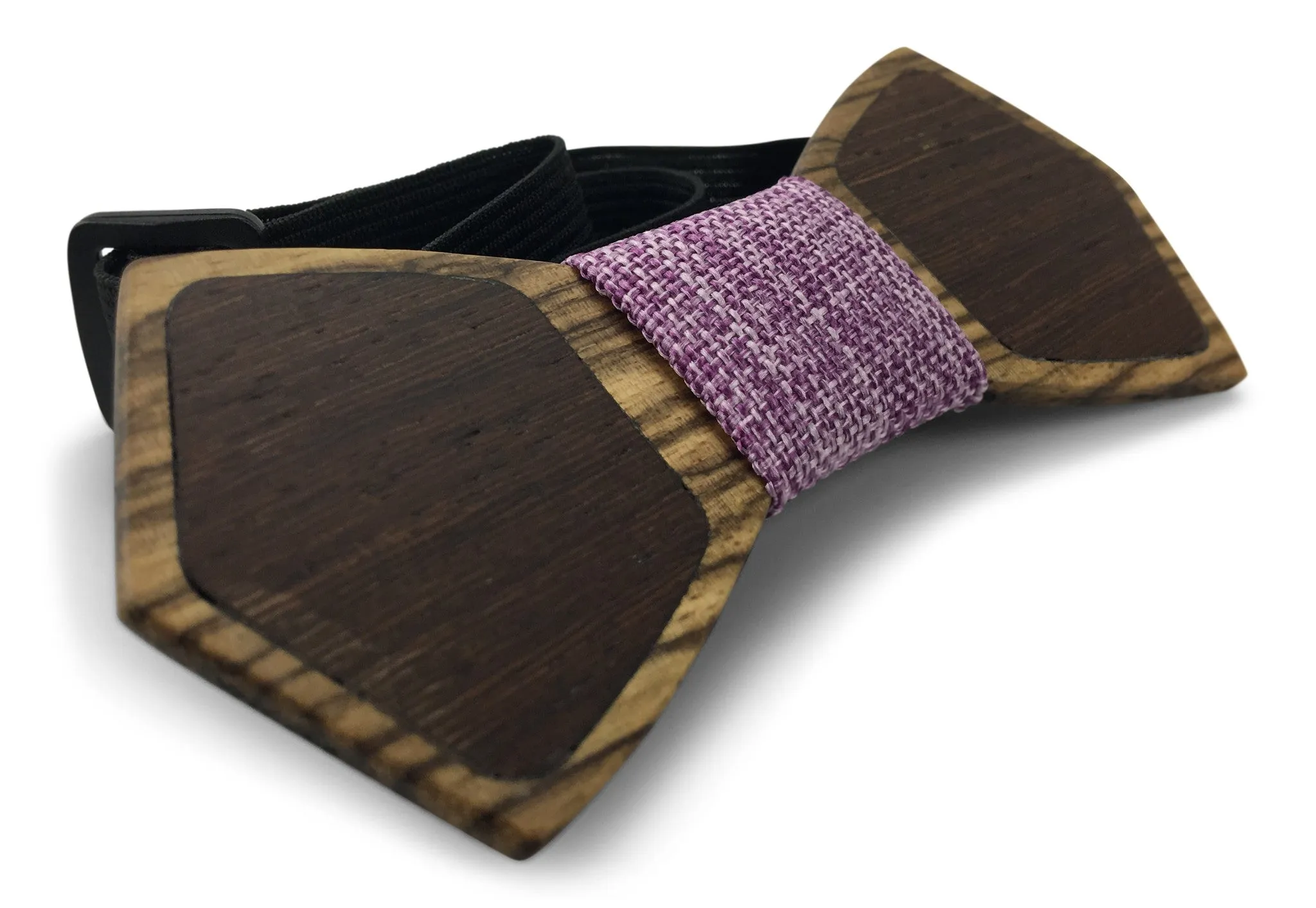 Premium Wooden Creative Handmade Bowtie with Matching Cotton Mens Blend Sock