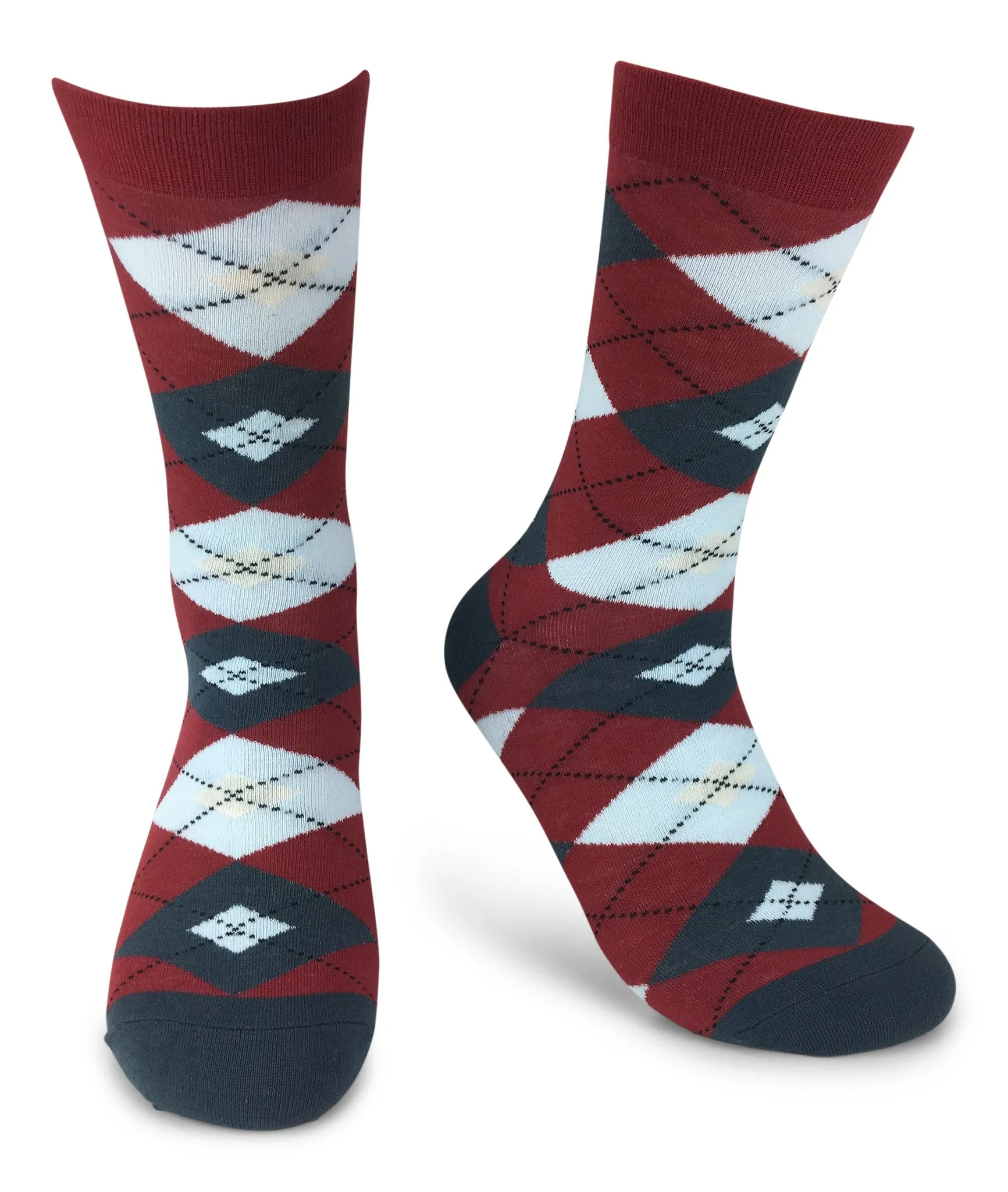 Premium Wooden Creative Handmade Bowtie with Matching Cotton Mens Blend Sock
