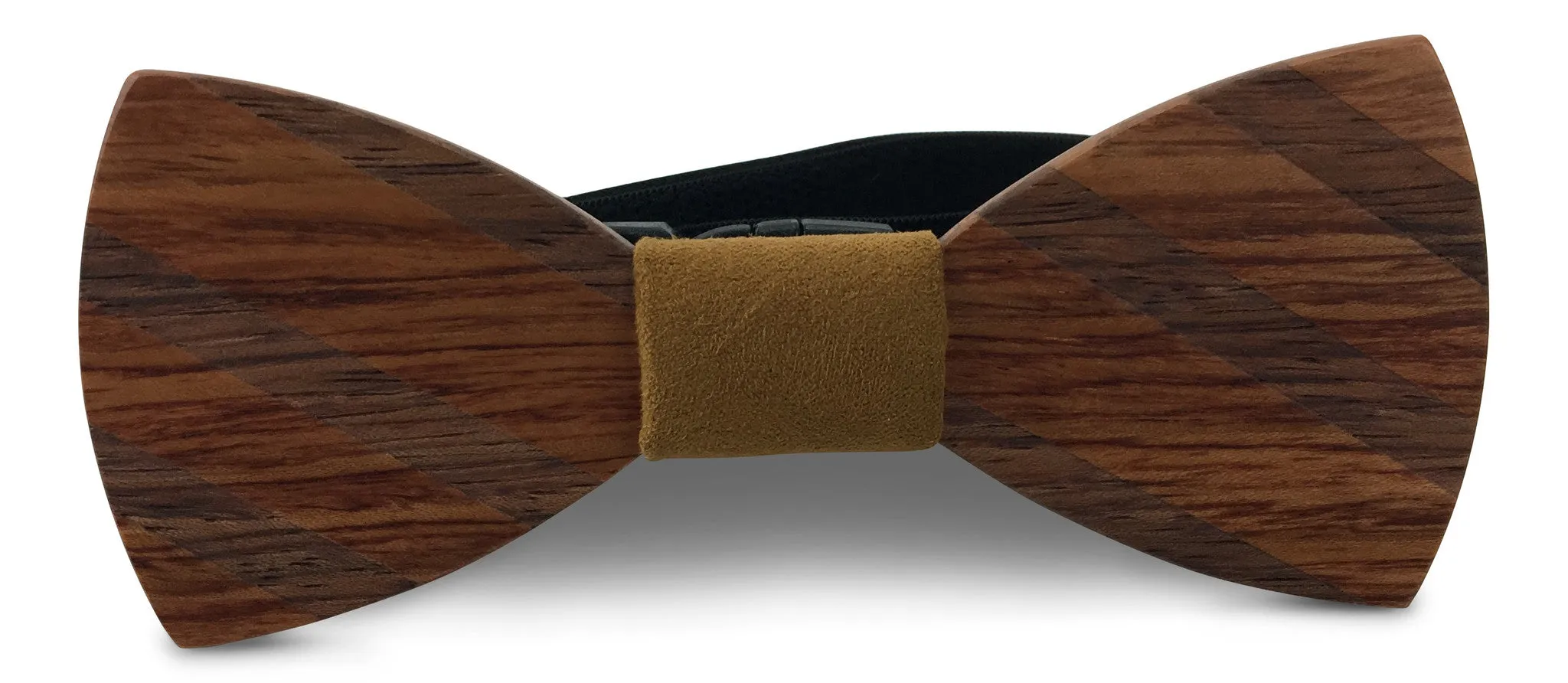 Premium Wooden Creative Handmade Bowtie with Matching Cotton Mens Blend Sock