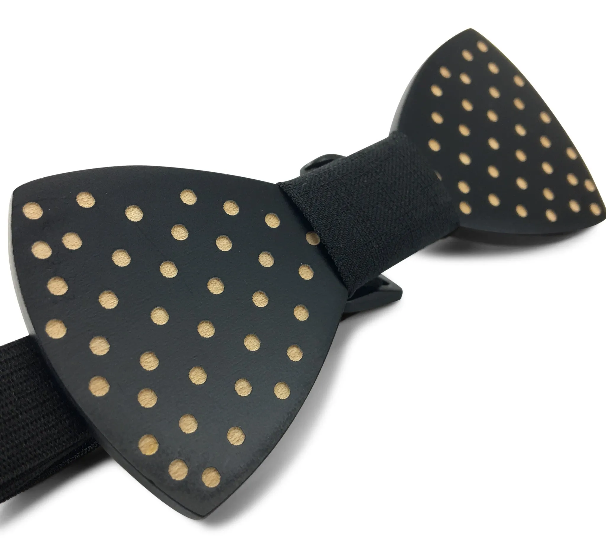 Premium Wooden Creative Handmade Bowtie with Matching Cotton Mens Blend Sock