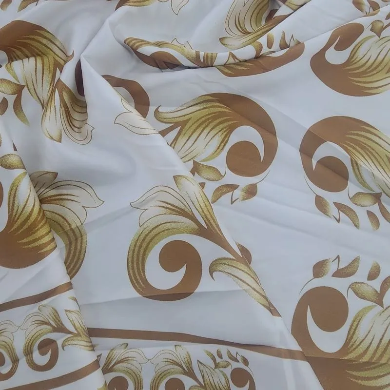Printed Digital ArmanI Fabric Gold 150cm