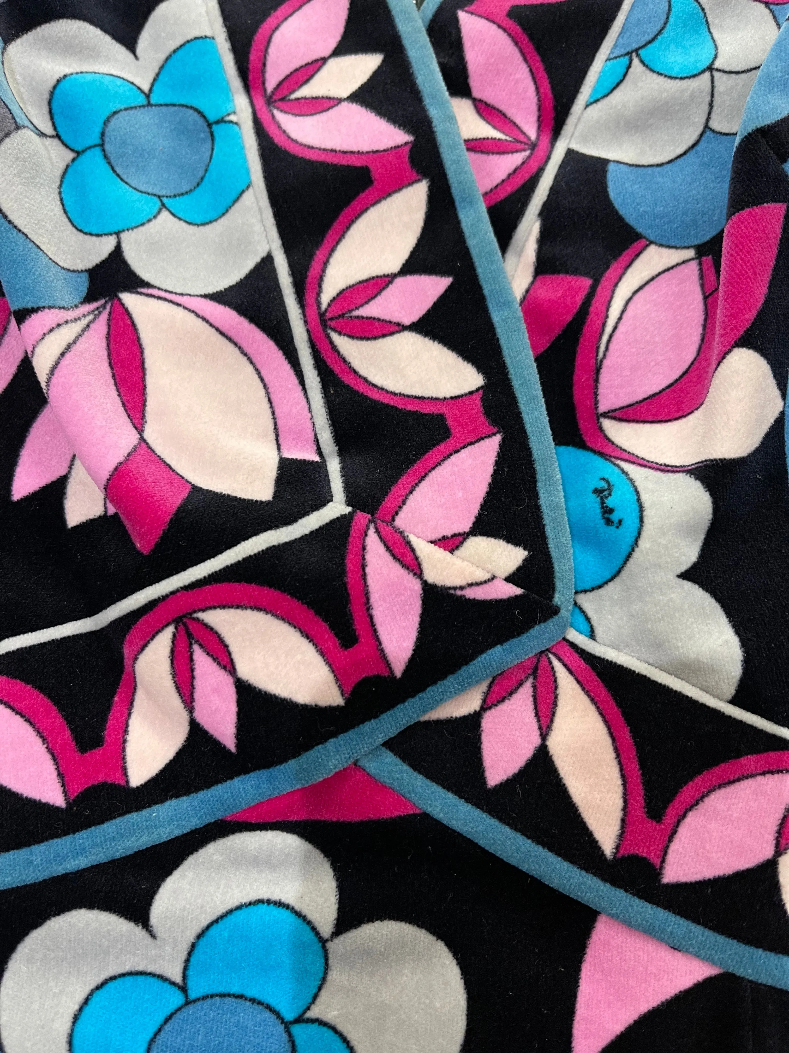 Pucci Swinging 70s Velvet  Print Dress