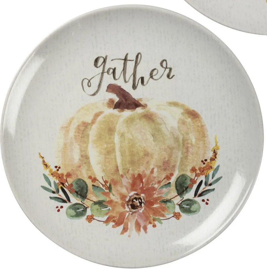Pumpkins Plate Set