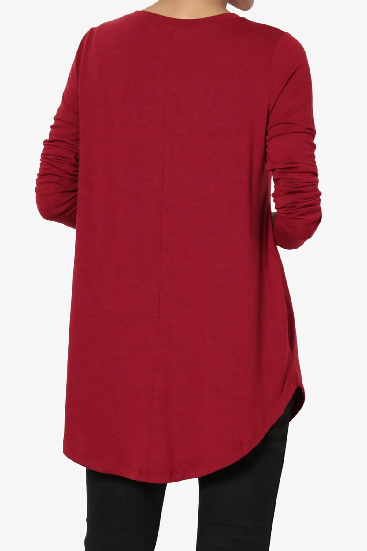 Ramada Long Sleeve Flowy Jersey Top PLUS