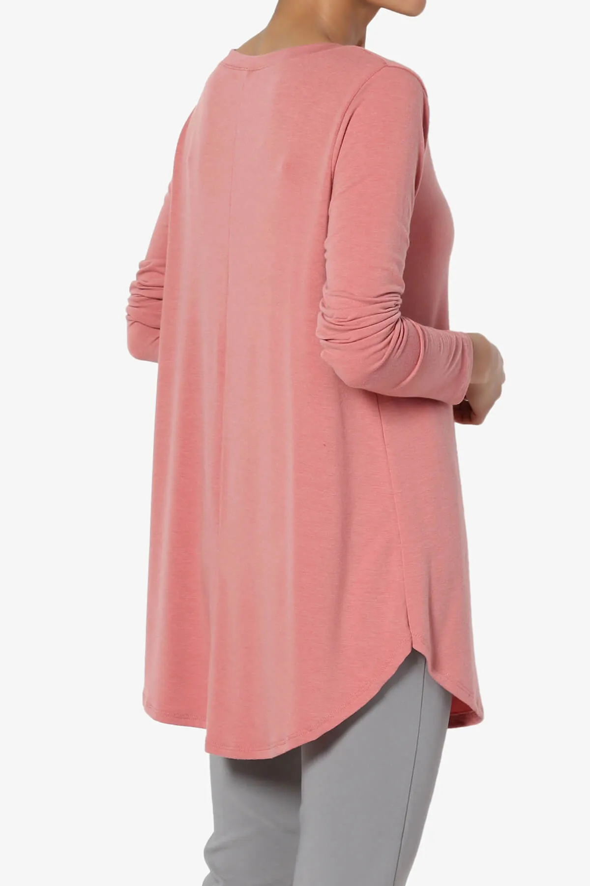 Ramada Long Sleeve Flowy Jersey Top PLUS