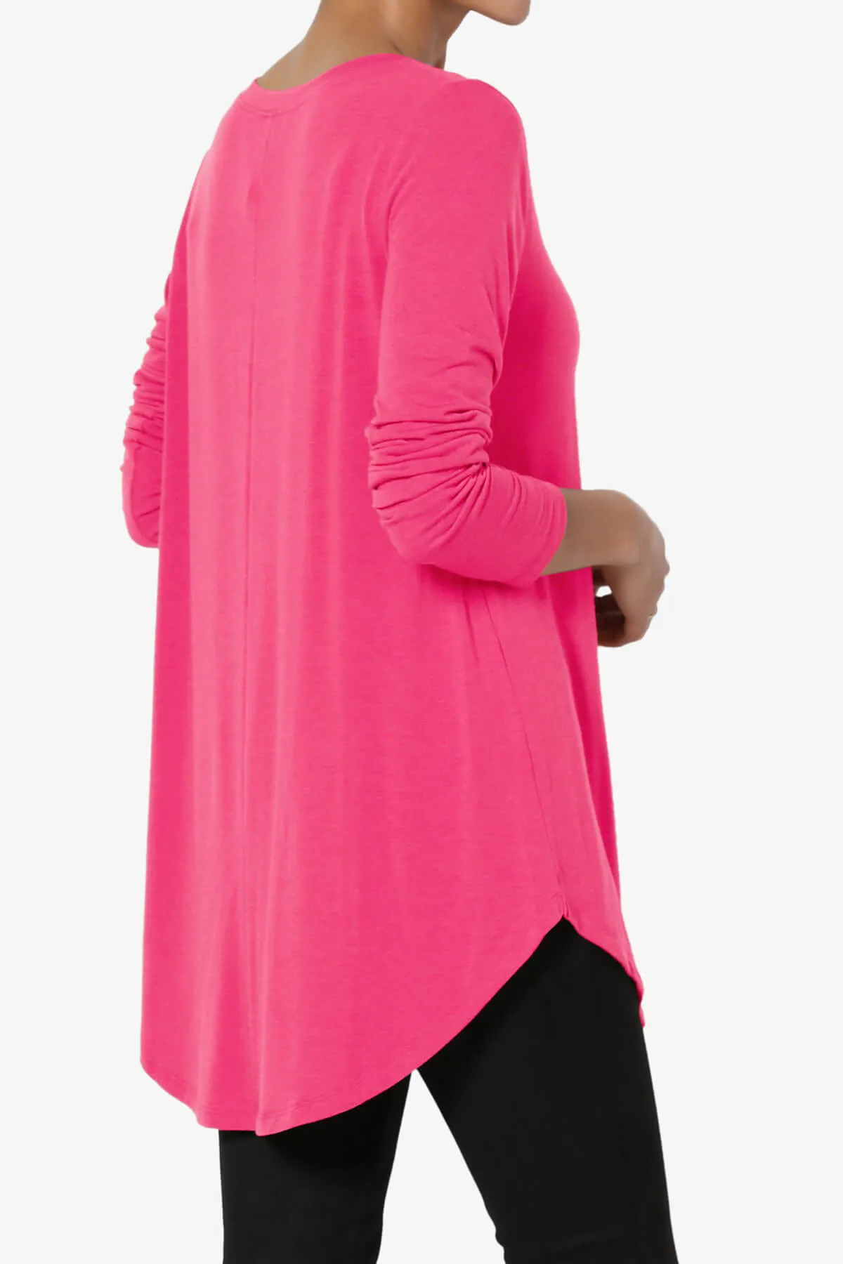 Ramada Long Sleeve Flowy Jersey Top PLUS