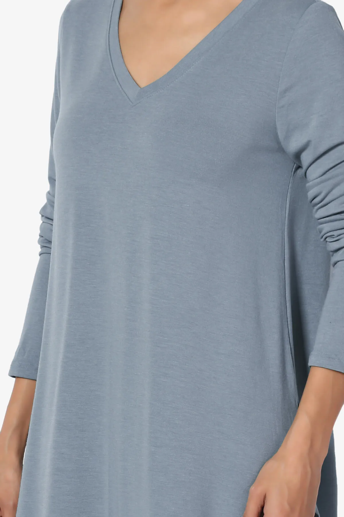 Ramada Long Sleeve Flowy Jersey Top PLUS