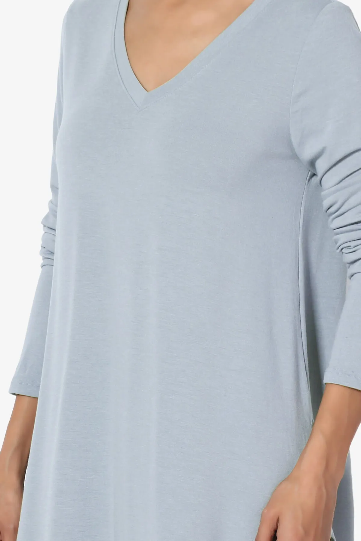 Ramada Long Sleeve Flowy Jersey Top PLUS