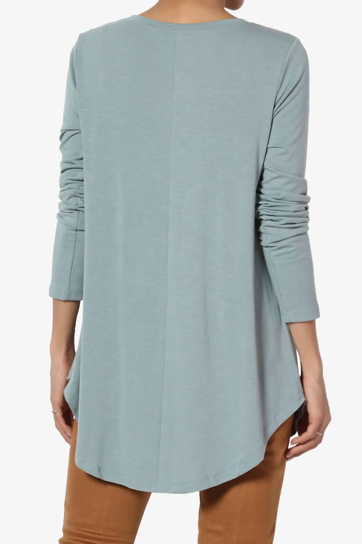 Ramada Long Sleeve Flowy Jersey Top PLUS