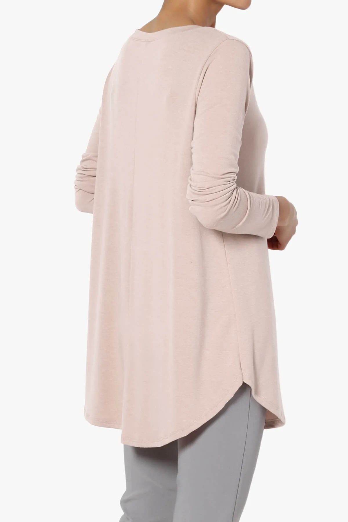Ramada Long Sleeve Flowy Jersey Top PLUS