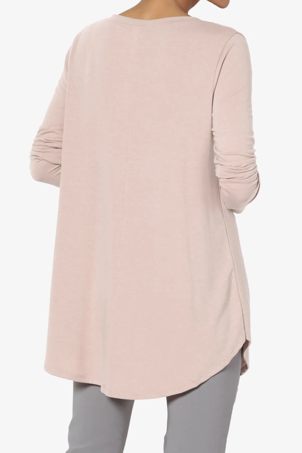 Ramada Long Sleeve Flowy Jersey Top PLUS